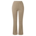 thumbnail image 5 of Zorckvet Women's Stretchy Dress Pants Business Casual Pants Office Work Slacks Elastic Waist Flare Leg Trousers with Pockets, 5 of 5
