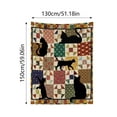 thumbnail image 2 of Gritty Blanket Blankets for Full Size Bed Bohemian Throw Blankets for Couch Blankets for Winter Heated Fuzzy Blanket Double Size Blankets for Bed Soft Blankets Full Size Light Blankets Soft Big, 2 of 3