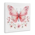 thumbnail image 2 of Stupell Industries Bohemian Pink Symmetrical Butterfly Florals Canvas Art, 24 x 24, by Creative Studio, 2 of 8
