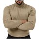 thumbnail image 1 of Blusa y camisas de cuello alto y manga larga para hombre, de color liso, muy elásticas, de punto con cuello alto y capucha, top de manga larga, top/camisa de cuello alto y manga larga, blusa para homb, 1 of 4