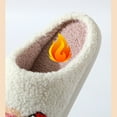 thumbnail image 3 of BERANMEY Cute Christmas Slippers for Women & Men Plush Fuzzy Holiday House Slippers Warm Cozy Family Matching Slippers Non-Slip Sole Great Christmas Gift, 3 of 9