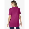 thumbnail image 3 of Woman Within Women's Plus Size 7-Day Embroidered Pointelle Tunic, 3 of 6