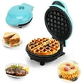 thumbnail image 1 of gaufrier Mini, Machine Petit Gaufres Avec Revtement Antiadhsif Pour Gaufres Classiques, Mini Gaufrier Rond Electrique Waffle Maker Pour Les Anniv, 1 of 5