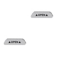 thumbnail image 3 of Speravity Pegatinas para puerta de coche, 4 Uds., marca de advertencia de seguridad Universal, cinta reflectante abierta, pegatina para casco de Type4 NO4 Speravity CBP103041, 3 of 5