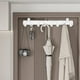 thumbnail image 5 of Estantería de Pared de Acero Inoxidable sin Taladrar, Organizador de Armario para Cocina y Ba?o, Portavasos y Toallas, Percha para Ropa, Resistente, Ajustable, Metal, para Armario de Cocina, 5 of 6