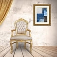 thumbnail image 3 of Taylor, Evangeline 11x14 Gold Ornate Wood Framed with Double Matting Museum Art Print Titled - Shape and Texture Blue, 3 of 4