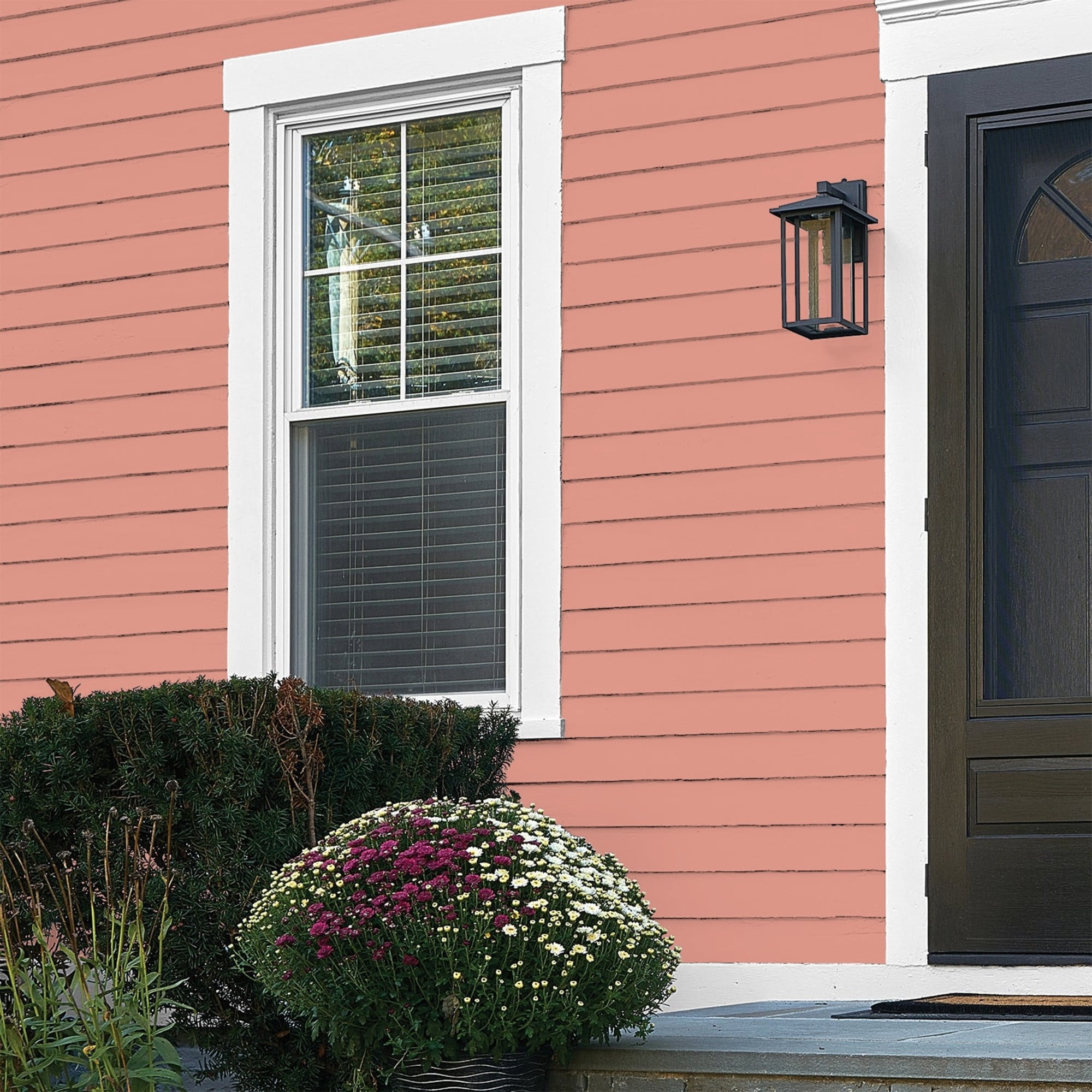Glidden One Coat Holland Tile / Red Flat Exterior Paint with Primer, 1 Gallon