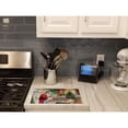 thumbnail image 2 of Cookies with Santa Claus Father Christmas Glass Cutting Board Large 12 in x 15 in, 2 of 5