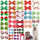 thumbnail image 1 of Lazos navideños para pelo de perro PET SHOW, 20 pares, 5-10 cm, 1 of 8