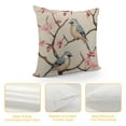 thumbnail image 4 of WERPE Throw Pillow Covers Pillow Case Tree Decorative Bird Pillowcase Square Pillow Cushion Cases for Bedroom Living Room Car White, 4 of 5
