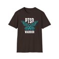 thumbnail image 2 of Teal Ribbon, Gildan Unisex Softstyle T-Shirt, PTSD Graphic Tee, S-3XL, 2 of 5