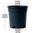 thumbnail image 2 of Walmart Clearance! 5 Gallon Pots for Plants, Flexible Nursery Pots Gallon Pot With Drainage Holes Plastic Plant Container Suitable for Indoor Outdoor Vegetables Flowers Plants Clearance, 2 of 4