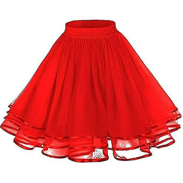 Falda de tul para mujer tutu enagua minifalda vestido de baile para disfraz de Carnaval YONGSHENG 8390615446716 Walmart en linea