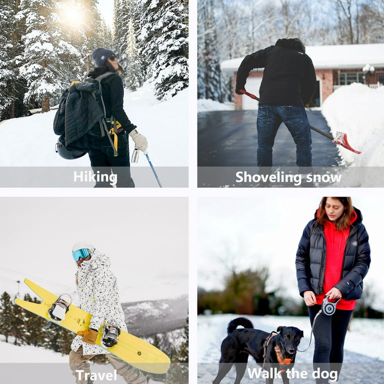 Snow Boots for Men Women Waterproof Lightweight Hiking Shoes Winter Outdoor  Warm Fur Lined Trekking Boots 