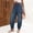 Blue, variant on JUSLIO Women Jeans,High Waist Relaxed Wide Leg Washed Denim Jeans with Side Pockets Jeans