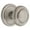Satin Nickel, variant on Grandeur 810507 Circulaire Solid Brass Rose Single Dummy Door Knob - Bronze