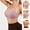 Pink, variant on Women's Wireless Bras Removable Yoga Tank Shock for Workout Running Undergarment