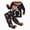 K344-Black, variant on KPVEVIQ 2 Piece Boys Girls Halloween Pajamas Kids Pumpkin Head Glow Print Long Sleeve Top and Pants Pajamas Pjs Sleepwear Set for Toddler Little Boys,9-10 Y