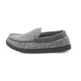 thumbnail image 3 of Hanes Boy's Slipper Moccasin House Shoe With Indoor Outdoor Memory Foam Sole Fresh IQ Odor Protection, 3 of 5