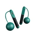 thumbnail image 2 of fastboy PVC Jump Rope Portable Replacement Digital Nonslip Handle Indoor Outdoor Ergonomic Quiet Running Jumping Ropes Dark Green Ball, 2 of 6