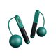 thumbnail image 2 of Yuarrent Cuerda para saltar de PVC, repuesto portátil, mango antideslizante, Color sólido, ergonómica, silenciosa, para correr, cuerdas para Ropa Deportiva, Zapatos Verde oscuro Pelota, 2 of 6
