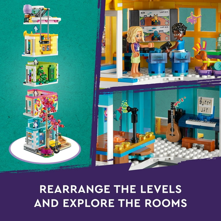 LEGO Friends Heartlake City Community Center 41748 Building Toy Set Creative Challenge for Ages 9 includes 6 Mini Dolls a Pet Dog and Lots of