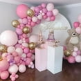 thumbnail image 5 of MMTX Pink Balloons Garland Party Decoration with Confetti Balloons Rose Gold 4D Balloons Pink Balloon for Birthday Party Wedding Baby Shower, 5 of 13