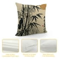 thumbnail image 4 of GOSMITH Ink Wash Painting Throw Pillow Cover Plum Blossom Chrysanthemum Orchid Bamboo Cushion Covers Traditional Chinese Calligraphy Culture Home Decorative Pillowcases, 4 of 5