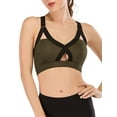 thumbnail image 2 of YouLoveIt Sports Bras Womens Active Cross Back Sports Bras Padded Athletic Gym Workout Tops Bra Shockproof Dancing Running TopsSports Bras, 2 of 7