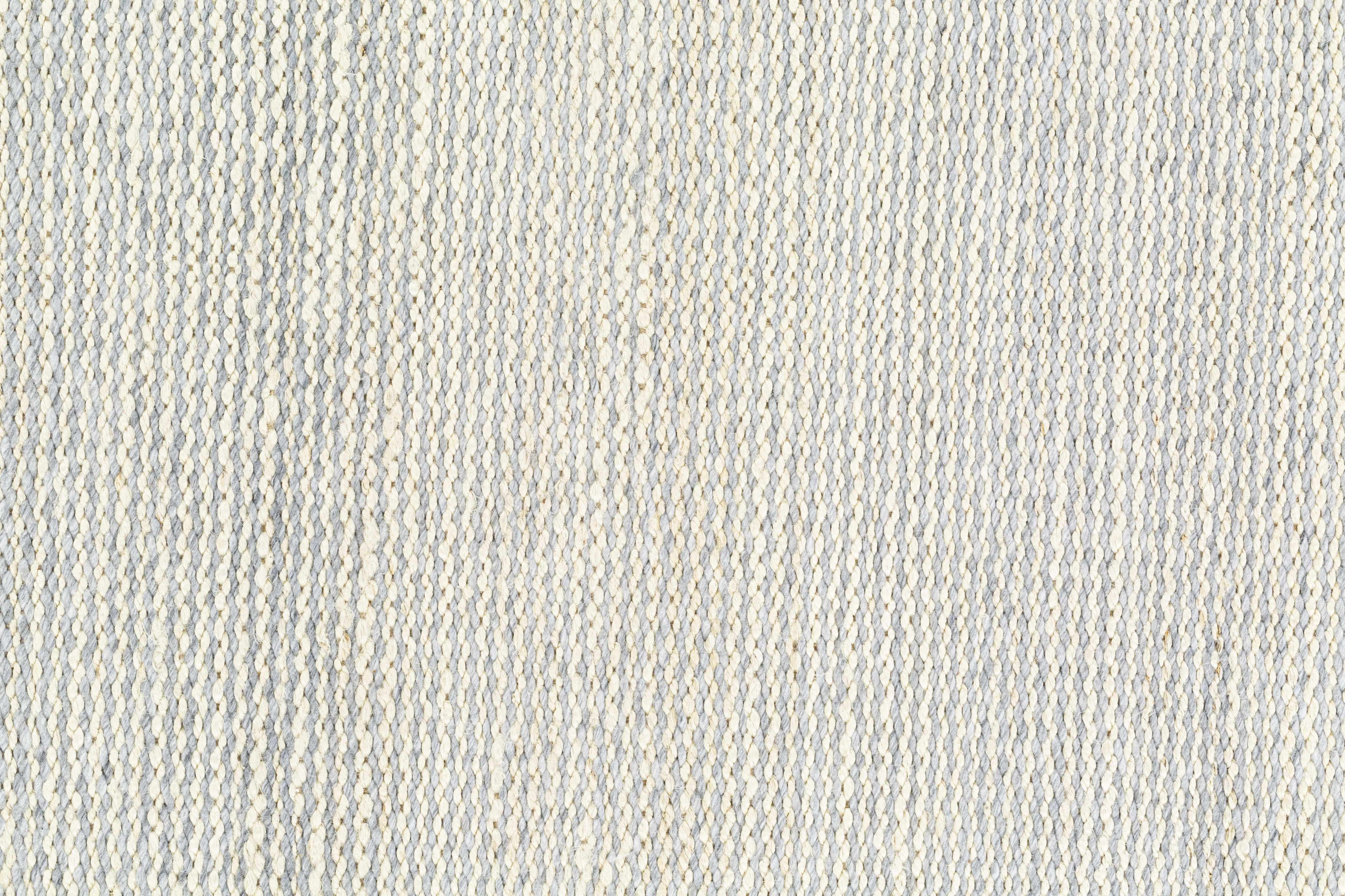 Hauteloom Mattaponi Jute Living Room, Bedroom Area Rug - Contemporary - Slate Blue, Pale Blue, Cream - 5' x 7'6"
