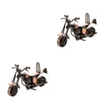 thumbnail image 3 of Baohd Iron Motorcycle Art Sculpture Made Of Materials Gift Choice Artistic Workmanship Motorcycle Model Small 2Set, 3 of 6