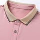 thumbnail image 4 of Camiseta de rugby de manga corta para hombre, cómoda, absorbente del sudor, suave Rosa XL, 4 of 9