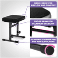 thumbnail image 7 of Liquid Stands Keyboard Stand and Bench Set - Portable Heavy Duty Digital Piano Stand for 54-88 Key Electric Pianos & Adjustable Piano Bench, Chair, Seat, Stool - Keyboard Music Accessories (Black), 7 of 7