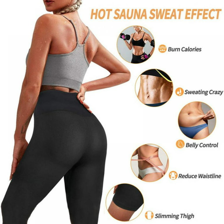 Women Sauna Hot Sweat Fat Burning Compression Slimming Leggings for Indoor  Outdoor