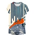 thumbnail image 4 of Tee for Women 2025 Cute Print Short Sleeve Tunic Tshirt Cotton Crewneck Blouse Tees Dressy Casual Shirts, 4 of 4