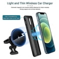 thumbnail image 2 of Cargador de coche de inducción, compatible con iPhone12 / iPhone12 Mini/ iPhone12 Pro/ iPhone12 Pro Max, cargador de coche inalámbrico magnético rápido, soporte magnético para coche, 2 of 5