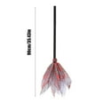 thumbnail image 3 of Halloween Witch Broom Party Dancing Broom Real Flying Broom Night Haunted Witch Game Dress up Halloween Decoration Party Supplies, 3 of 6