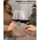 thumbnail image 5 of Set de 2 Copas de Vino Tinto OJA 680 ml Cristal Soplado a Mano, 5 of 7
