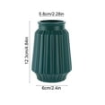 thumbnail image 3 of Vacemry Small Decorative Vase, Plastic Imitation Glazed Flower Arrangement Vase, Mini Vase for Tabletop Shelf Decor, Home Ornament for Dried Flowers, 3 of 6