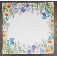 thumbnail image 2 of Vargottam Luxury Collection Linge de Table pour Souper, Serviette en Coton Décorative, Tissu Imprimé, Serviettes Réutilisables, Ensemble de 12, 20 X 20 - Printemps, 2 of 6