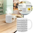 thumbnail image 6 of Music Note Ceramic Mug 11oz, Color-Changing Design with Guitar Patterns for Coffee/Tea Enthusiasts, 6 of 9
