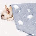 thumbnail image 3 of QUTETN Pet Summer Cooling 31. 5" x 43. 3" Double- sided availability Dog Throw Puppy Self Cat Pad Bed Cover for Home Outdoor sofa Sleeping Washable Portable Lightweight Small to Large ( Grey, S), 3 of 4