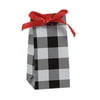 Buffalo Plaid Favor Containers - Party Supplies - 12 Pieces