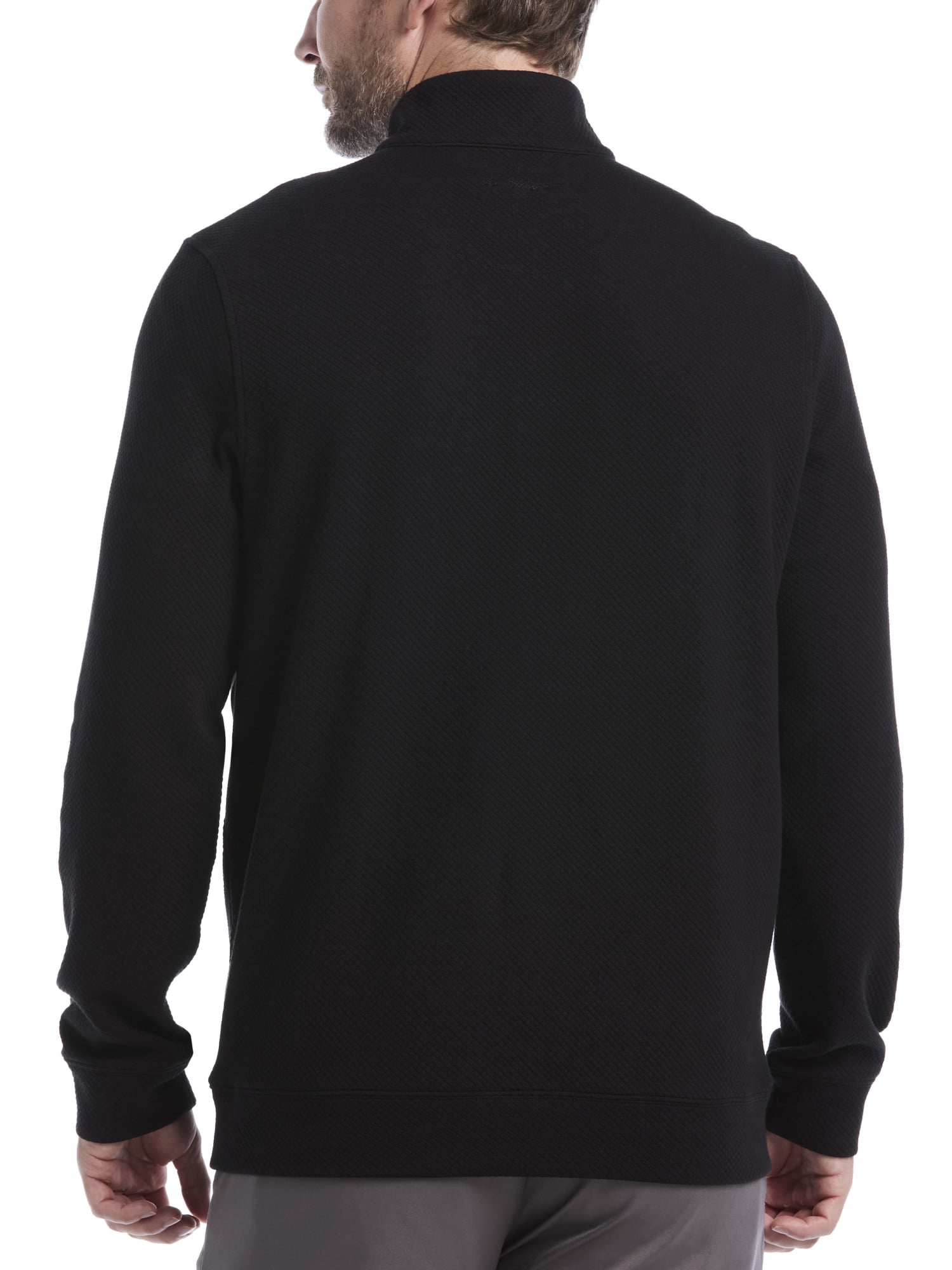 Ben Hogan Men's & Big Men's Performance Long Sleeve Midweight Argyle Golf 1/4 Zip Sweater, Sizes S-5XL