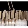 thumbnail image 4 of Varaluz Lighting - Matrix - Eight Light Linear Pendant-Matte Black/French Gold, 4 of 7