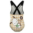 thumbnail image 5 of Pochacco Girls One Piece Swimsuits Hawaiian Summer Swimwear Beach Bathing Suit Outfits, 5 of 7