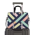 thumbnail image 2 of FORMRS 16" Laptop Bag Carrying Sleeve Case with Handle Travel Shoulder Briefcase, Green Stripes, 2 of 8