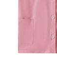 thumbnail image 5 of iHengLiXing Women's Easy To Wear And Take Off Postoperative Care Clothing For Fractures Fully Open Button Shoulder Inserted Short Sleeved Double Pocket Round Neck Top Pink XL, 5 of 7