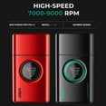 thumbnail image 2 of VGR 378 Electric Shavers for Men, Triple Floating Blade Foil Shaver Cordless Men's Electric Razor, 9000 RPM Motor Bald Shavers Titanium Foils with LED Display, Barber Supplies (Red), 2 of 6