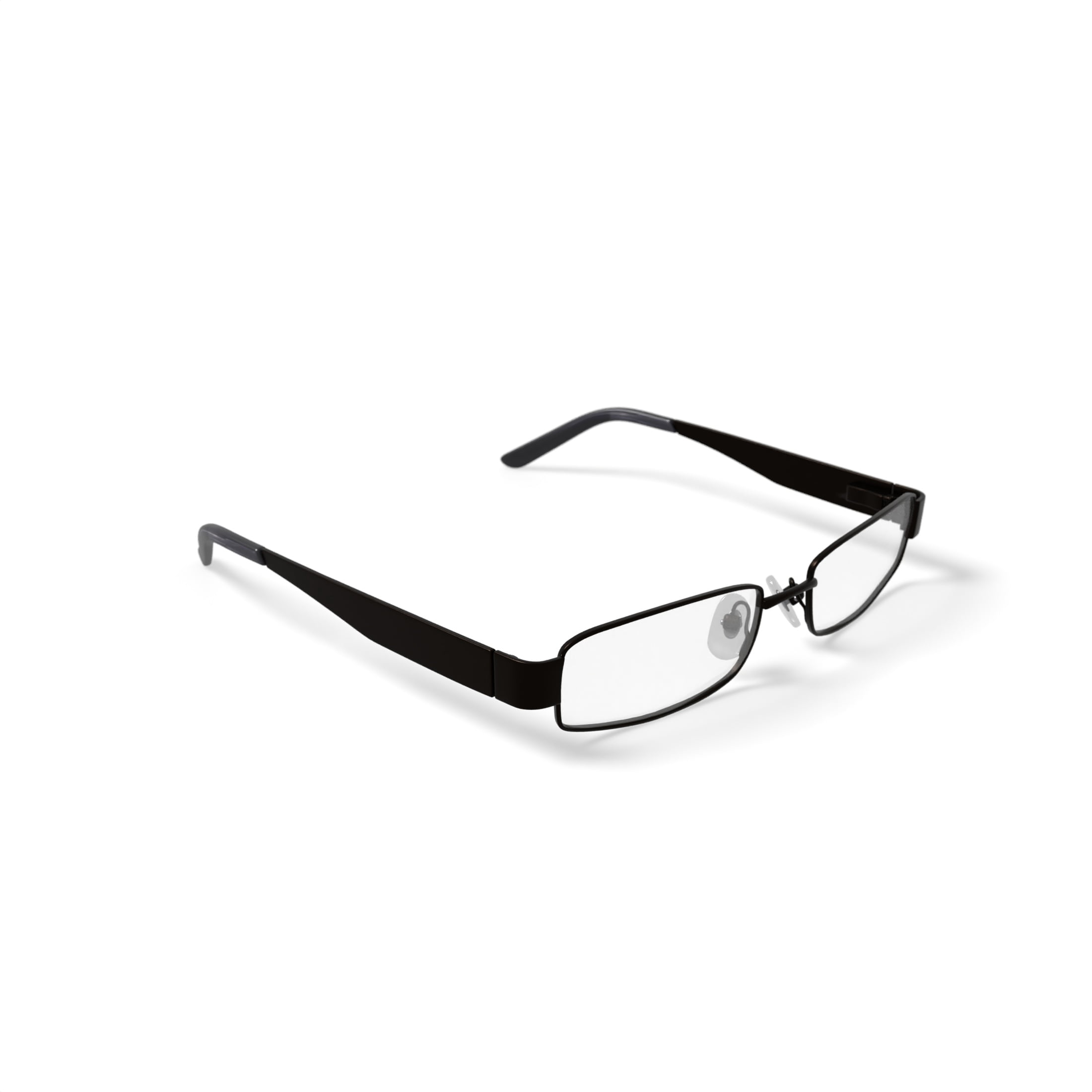 Walmart Men's FM9189 Rectangular Prescription Eyeglasses with Case, Matte Gunmetal